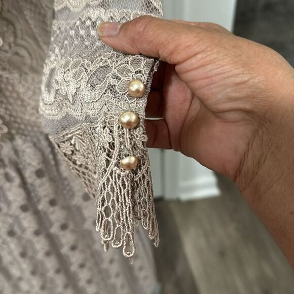 CACHET by BARI PROTAS VINTAGE COTTAGECORE DRESS SIZE 5/6 - Picture 3 of 13